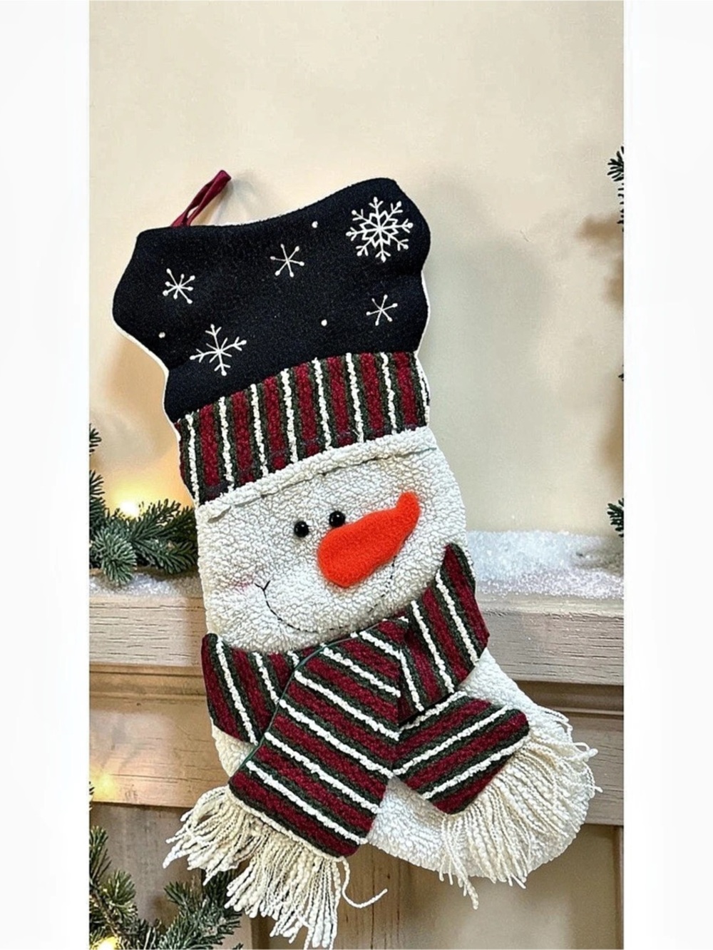 Snowman Christmas Stocking
